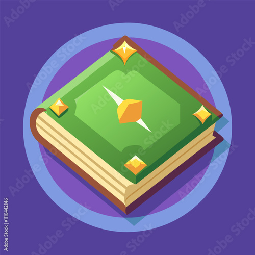 Magical Book Illustration