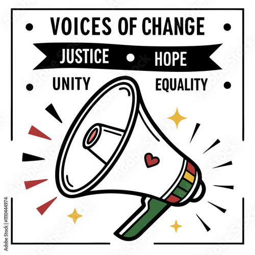 do not disturb sign, a poster that says voice of change