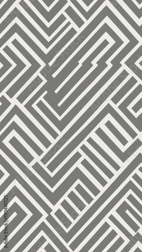 Gray Triangle pattern hand drawn design on White background illustration