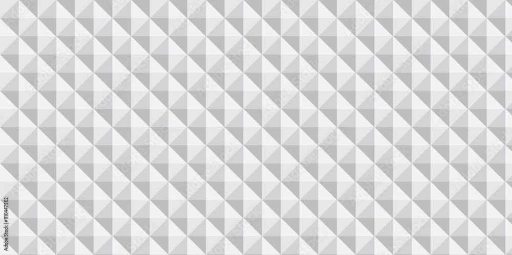 Seamless colorful grid metallic triangle geometric pattern structure textile fabric vector repeat square overlap texture background.