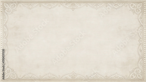 Detailed Border Paper Texture Background