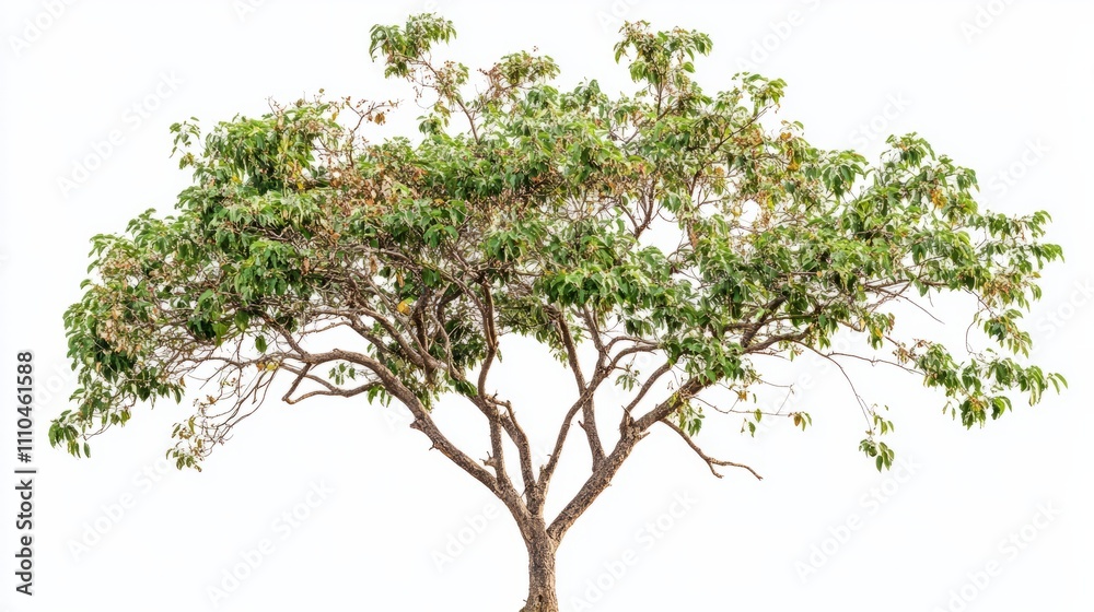 Obraz premium green tree isolated on white