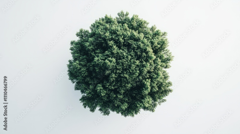 green tree isolated on white green tree isolated on white