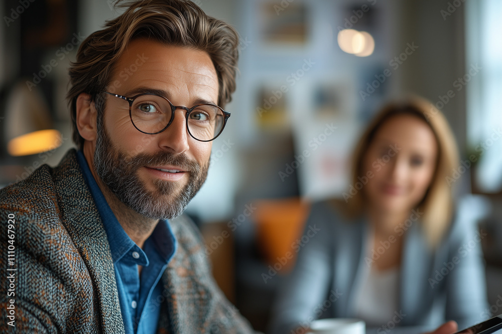 Financial Advisor Sitting Across From Client Financial Advisor Sitting Across From Client