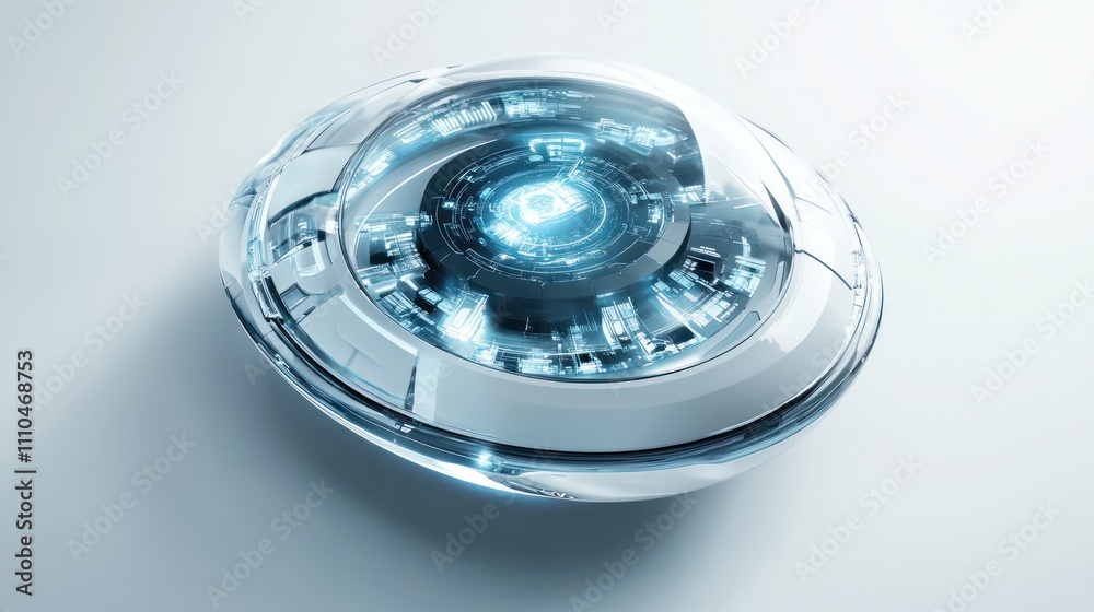 science vehicle with a circular design, featuring a transparent top that reveals a sophisticated cockpit filled with advanced navigation systems. science vehicle with a circular design, featuring a transparent top that reveals a sophisticated cockpit filled with advanced navigation systems.