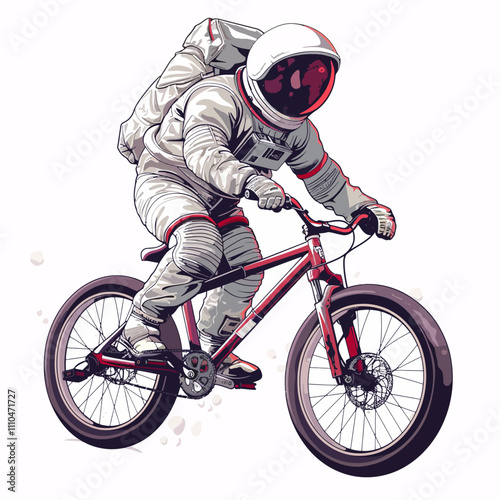 person riding a bike