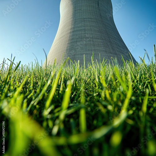 Nuclear Power Plant Cooling Tower  photo