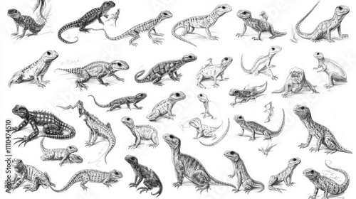 lizard sketches a comprehensive collection of pencil drawings and illustrations