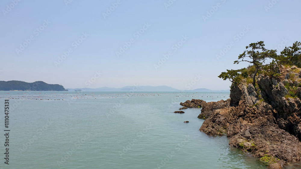 Fototapeta premium 아름다운 바다, 해남 땅끝마을 풍경 - Sea view