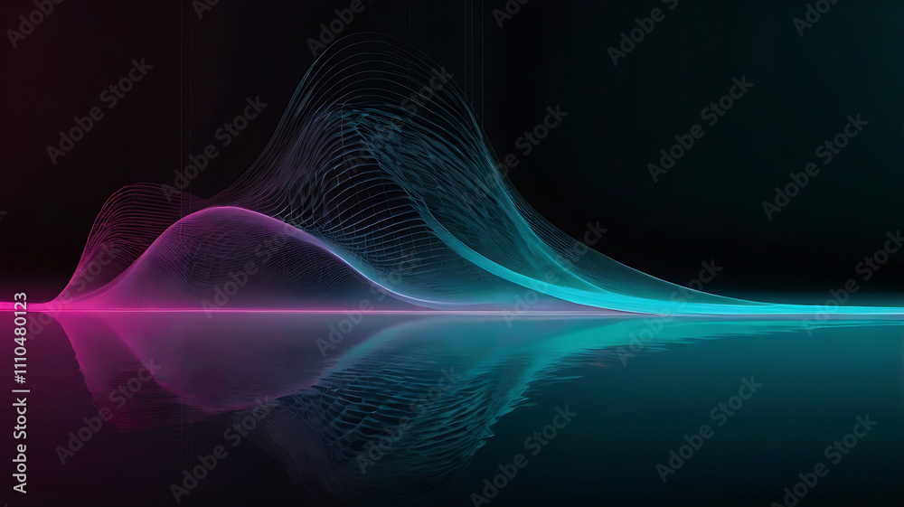Technological background, Digital Wave Pattern with Vibrant Gradient Colors, copy space, flowing lines artwork, 3D wave effect. Technological background, Digital Wave Pattern with Vibrant Gradient Colors, copy space, flowing lines artwork, 3D wave effect.