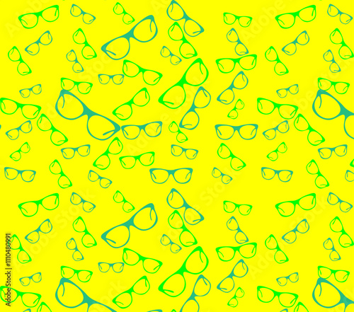 A retro-inspired pattern of glasses, perfect for adding a vintage vibe to your designs