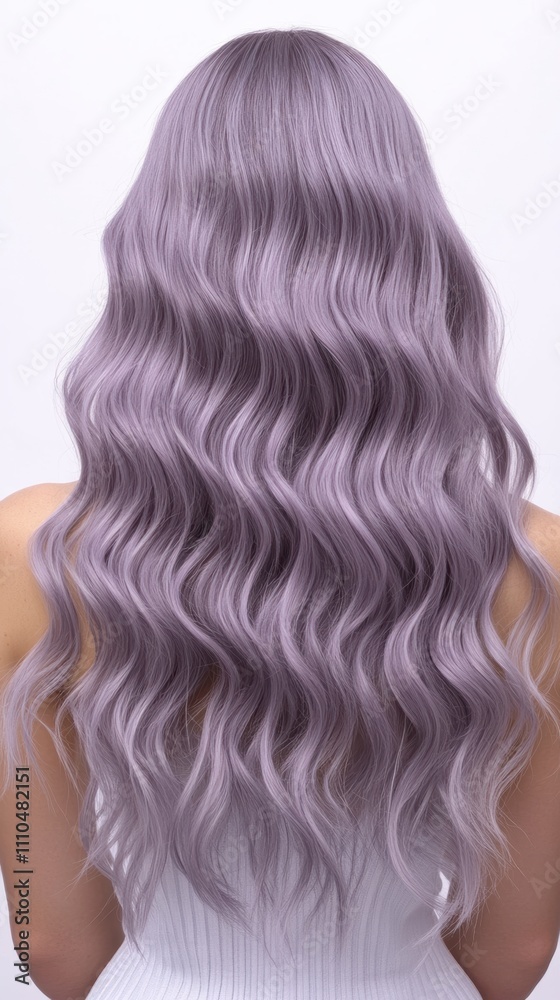 Naklejka premium Muted gray with lavender undertone contemporary color palette