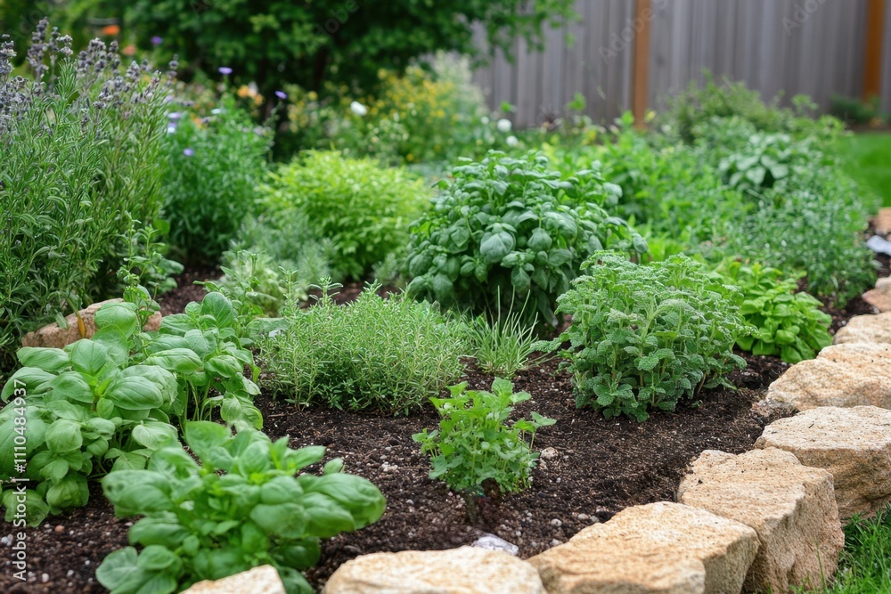 Herbs gardening techniques for home gardeners backyard blog post urban environment aerial view sustainable living tips for growing fresh herbs indoors and outdoors