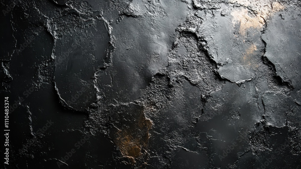 Obraz premium Black to gray concrete gradient with smooth to rough texture