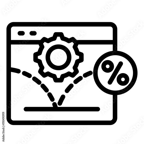 Exit Percentage Icon