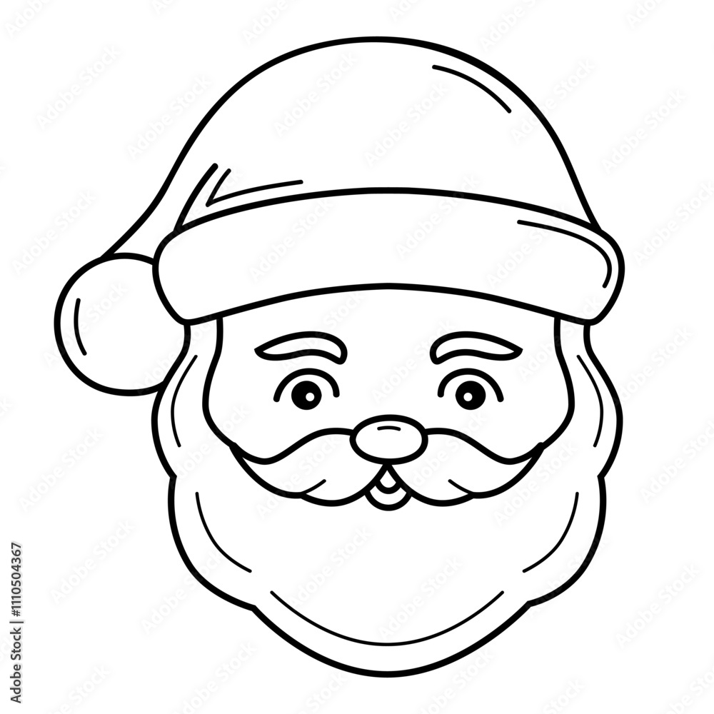 Happy Santa Claus Vector Illustration Happy Santa Claus Vector Illustration