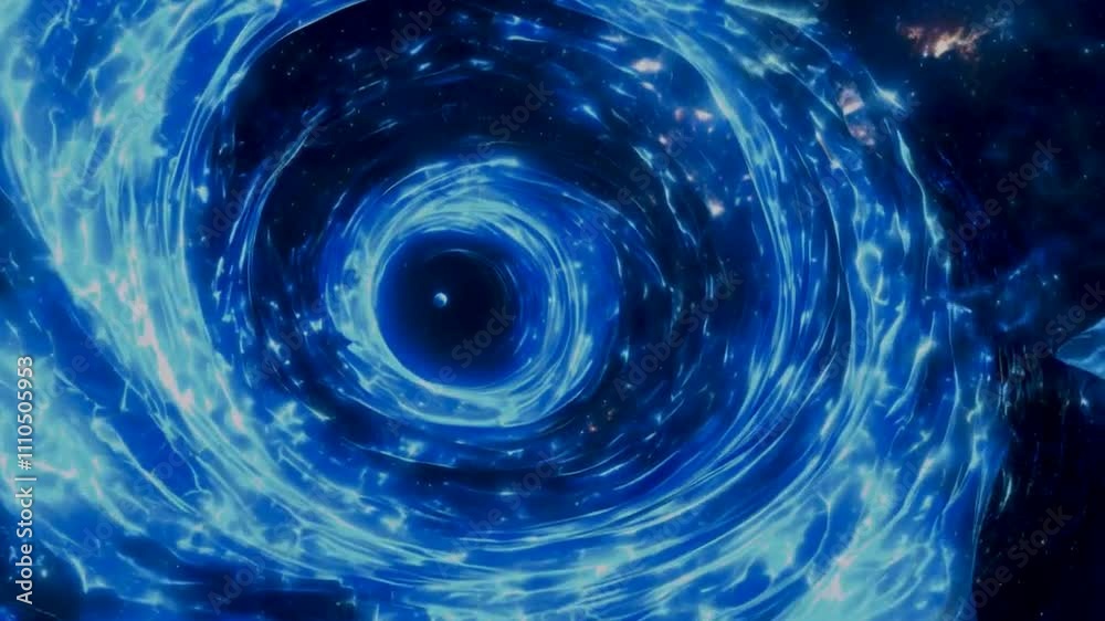 Blue magic wormhole fractal Blue magic wormhole fractal