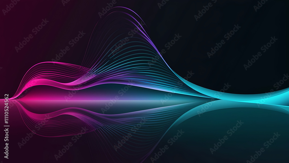 Technological background, Digital Wave Pattern with Vibrant Gradient Colors, copy space, flowing lines artwork, 3D wave effect. Technological background, Digital Wave Pattern with Vibrant Gradient Colors, copy space, flowing lines artwork, 3D wave effect.