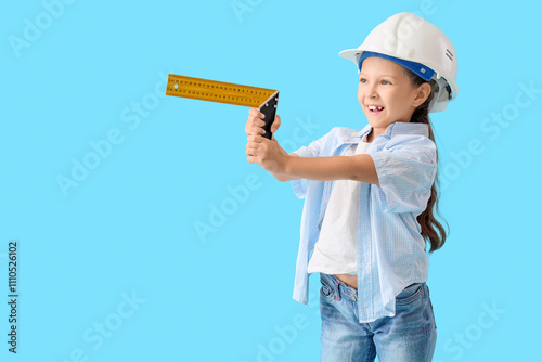 Cute little architect with ...