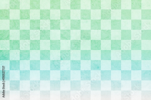 Japanese style checkered pattern background. Japanese traditional latticework illustration.