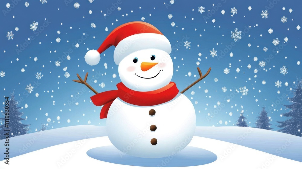 Diverse Snowmen Set: Christmas & New Year Vector Illustrations Diverse Snowmen Set: Christmas & New Year Vector Illustrations