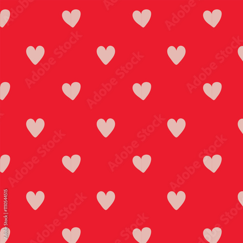 seamless pattern with hearts