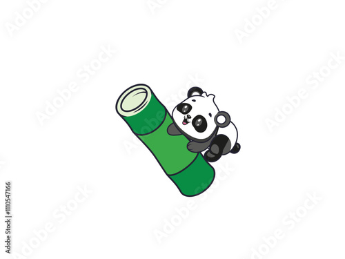 green beer bottle,  Panda, bear, black and white color panda, animal, bamboo, green bamboo,