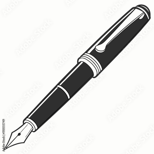 fountain pen vector