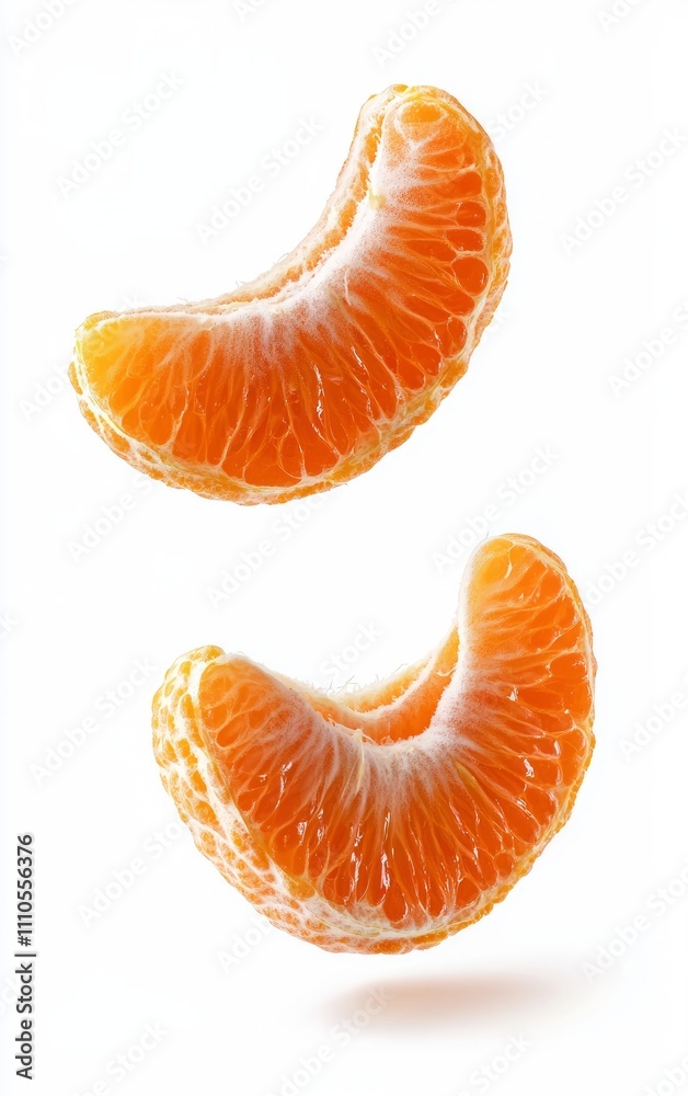 Close-up of fresh tangerine slices submerged in water with sparkling bubbles, highlighting their vibrant orange color and juicy texture. Isolated on a white background for a clean and modern look.
Close-up of fresh tangerine slices submerged in water with sparkling bubbles, highlighting their vibrant orange color and juicy texture. Isolated on a white background for a clean and modern look.
