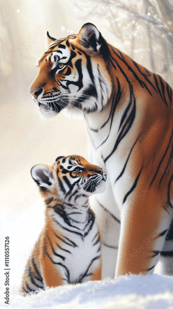 Fototapeta premium Portrait of a Tiger