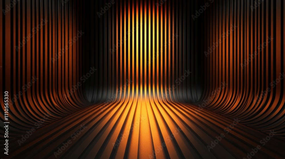 Warm Hues Glow in a Modern Artistic Space Warm Hues Glow in a Modern Artistic Space