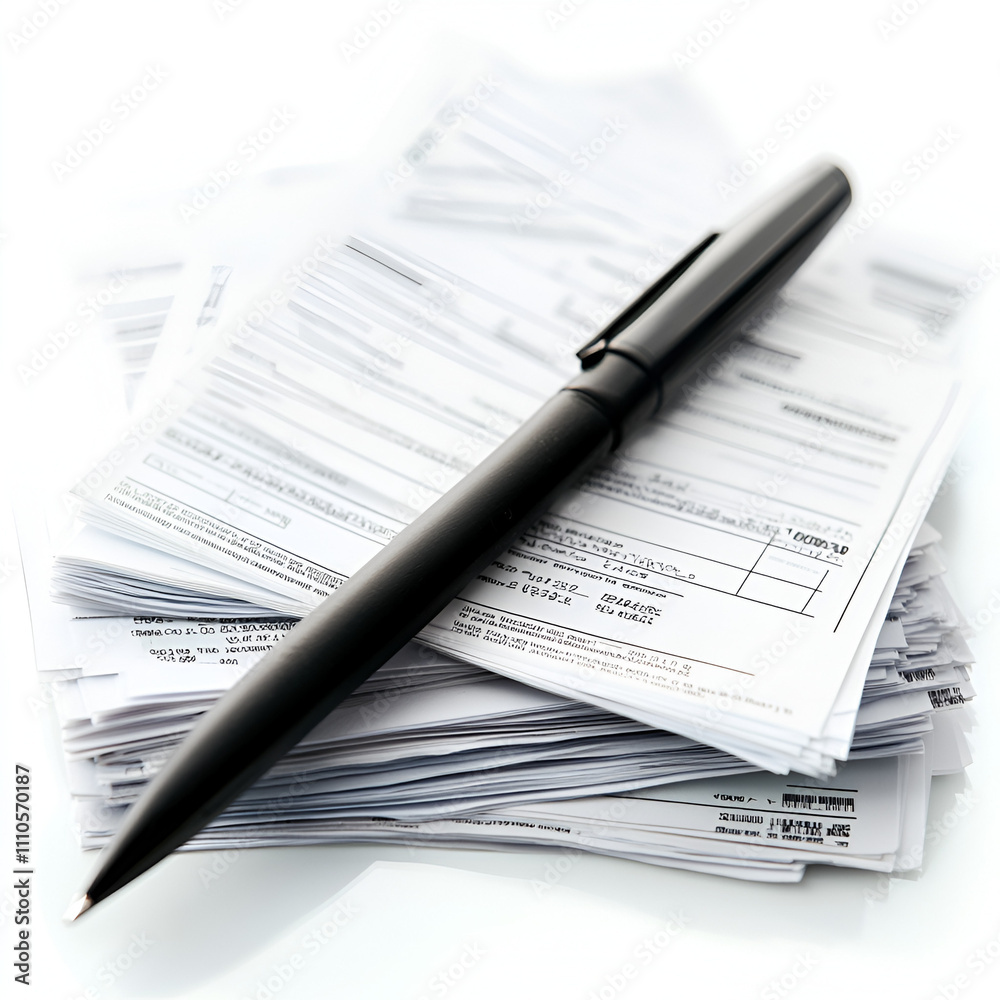 Document preparation process home office paperwork organized workspace close-up efficient workflow for productivity Document preparation process home office paperwork organized workspace close-up efficient workflow for productivity