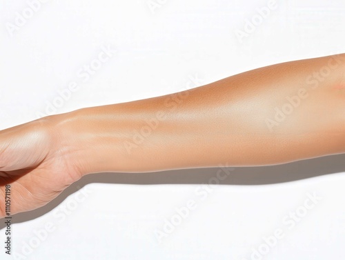 Close-Up of Hands and Forearms with Smooth Skin

