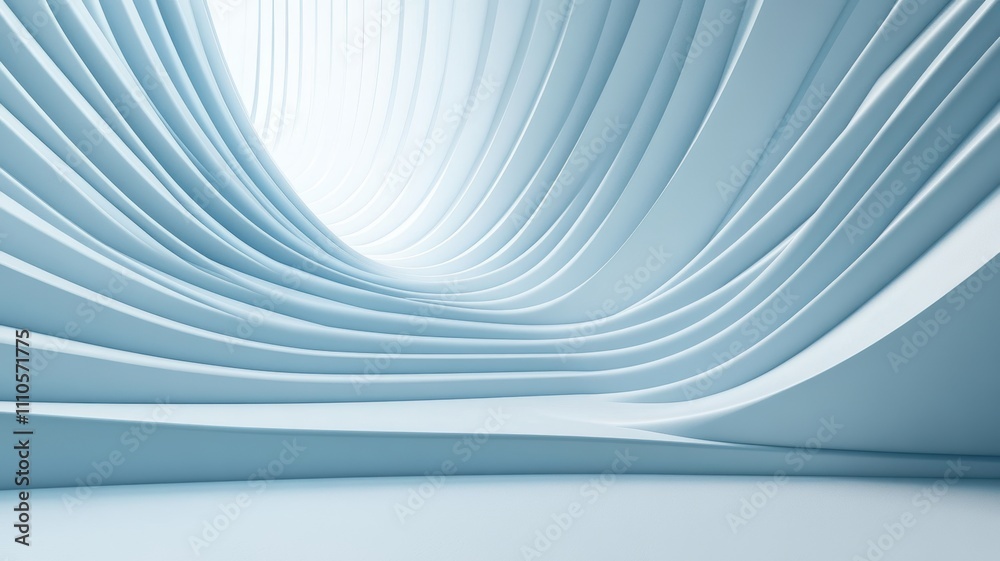 Obraz premium Intriguing Curves Create a Serene Pathway