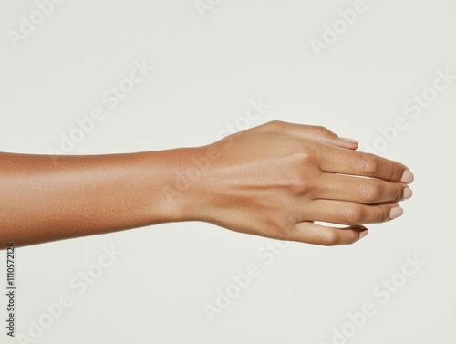 Close-Up of Hands and Forearms with Smooth Skin

