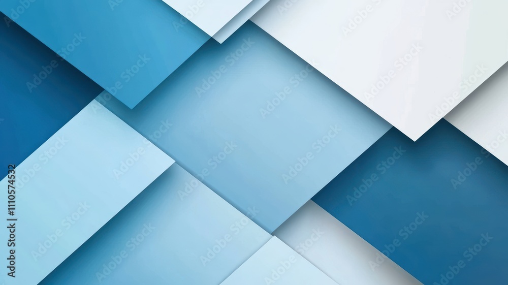 Vibrant Layers of Blue and White Abstract Design Vibrant Layers of Blue and White Abstract Design