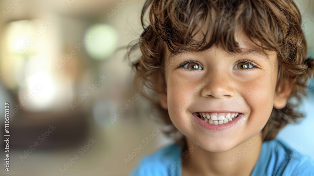 The face of a happy autistic child beams with pure joy, capturing a moment of peace and contentment. The face of a happy autistic child beams with pure joy, capturing a moment of peace and contentment.