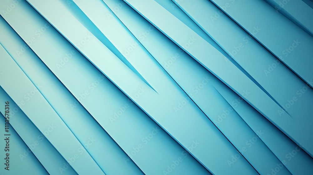 Obraz premium Blue diagonal lines of varying thickness on a light background for a modern look. 