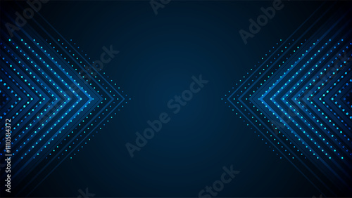 Abstract arrow direction. Technology background. High speed. Hi-tech