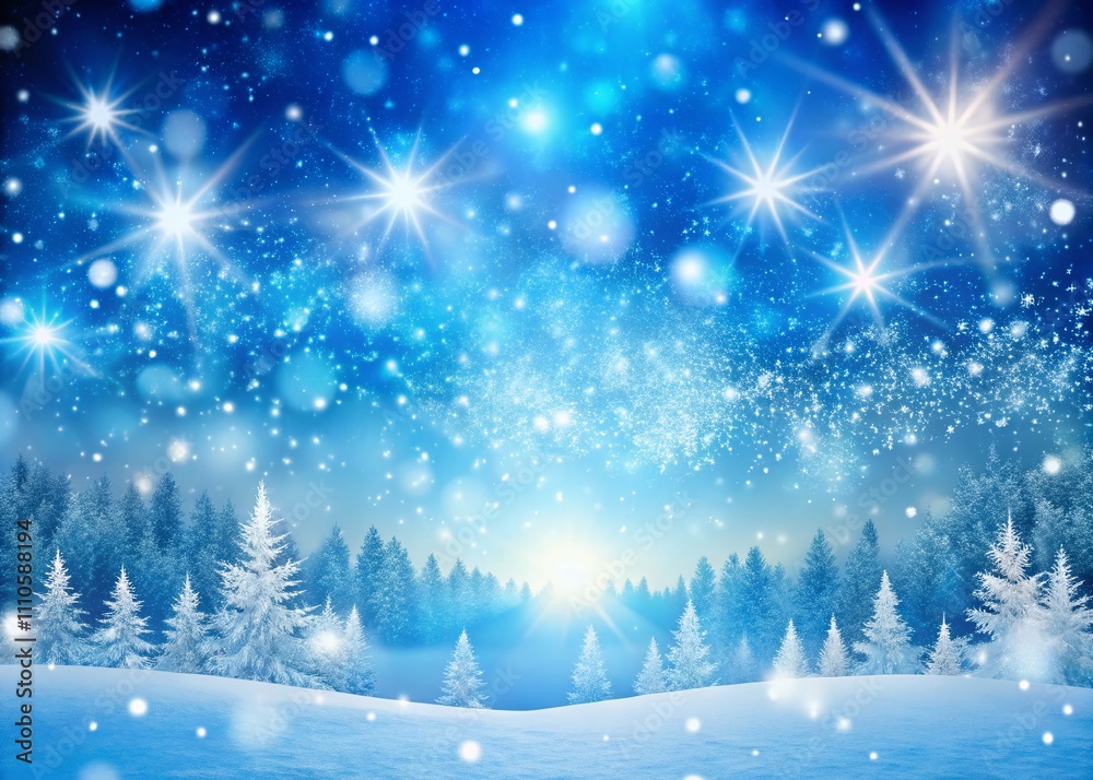 Abstract Christmas Blue Background with Falling Snowflakes, Magical Winter Sky with Heavy Snowfall, Fantasy Shining Snowy Backdrop for Holiday-Themed Designs and Decorations Abstract Christmas Blue Background with Falling Snowflakes, Magical Winter Sky with Heavy Snowfall, Fantasy Shining Snowy Backdrop for Holiday-Themed Designs and Decorations