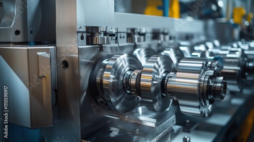 Precision Machining in Petrochemical Valve Manufacturing: Dramatic Lighting Highlights Industrial Complexity and Metallic Textures in Pipeline Control Systems.