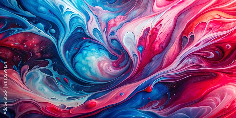 A Captivating Abstract Composition of Swirling Pink, Red, and Blue Hues for Creative Backgrounds and Dynamic Art Displays A Captivating Abstract Composition of Swirling Pink, Red, and Blue Hues for Creative Backgrounds and Dynamic Art Displays