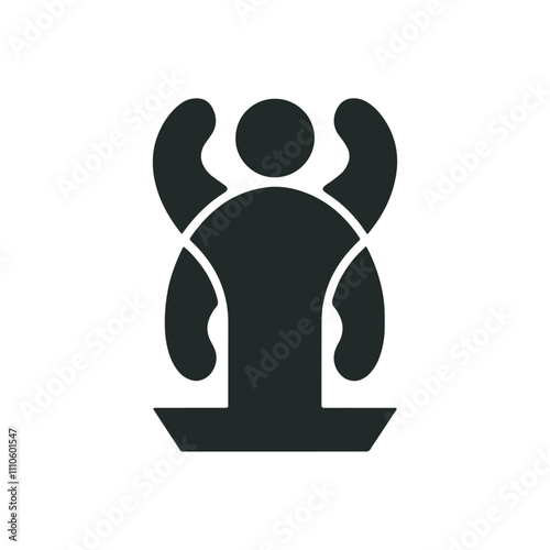 Conceptual illustration of a human figure 