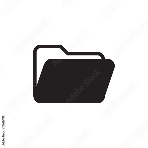document icon with open folder for access or document browsing