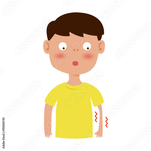 poliomyelitis disease and poliomyelitis test concept