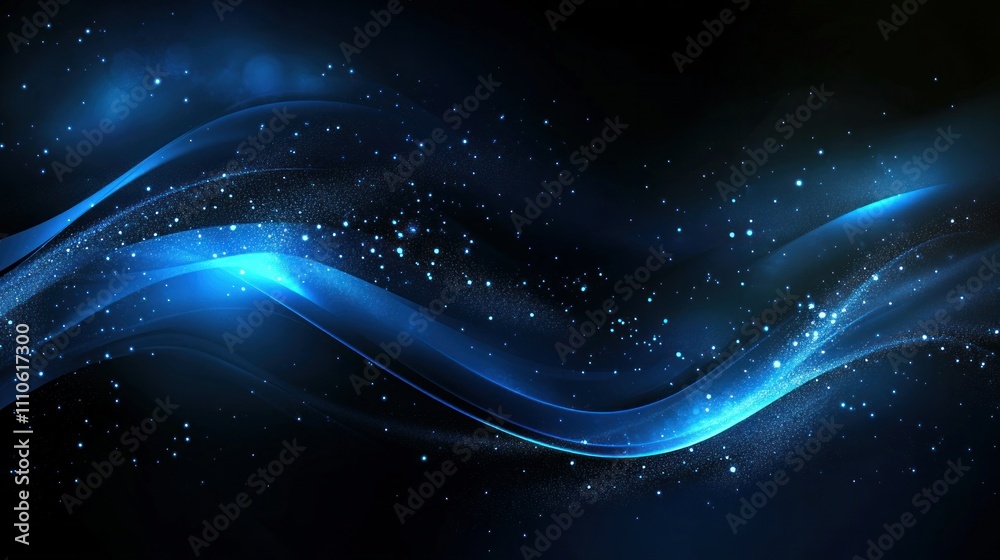 Abstract background in black, dark azure, cobalt, sapphire, and blue. gradient of colors. geometric form. curving, wave-like line. sounds of grungy grit. Light neon metallic shine shimmer bright. Crea Abstract background in black, dark azure, cobalt, sapphire, and blue. gradient of colors. geometric form. curving, wave-like line. sounds of grungy grit. Light neon metallic shine shimmer bright. Crea