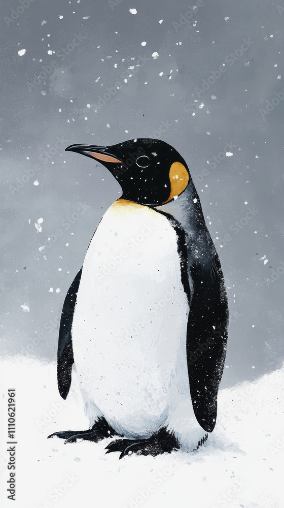 Obraz premium Penguin Awareness Day. penguins in the wild