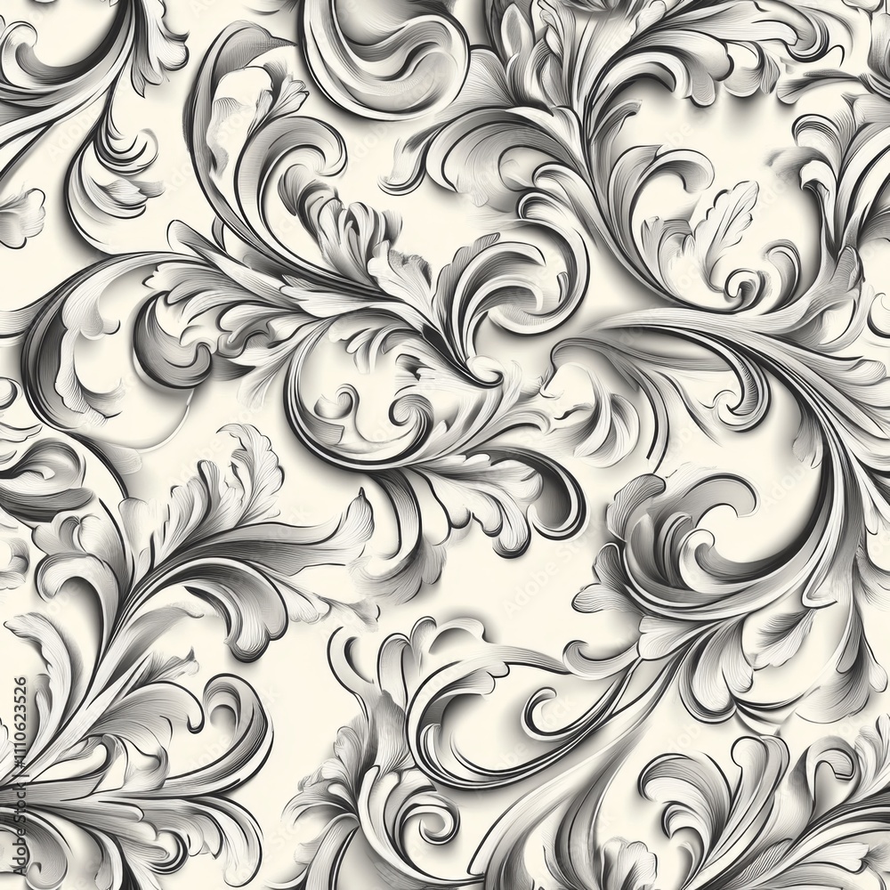 Ornate Floral Pattern Design for Wallpaper seamless, pattern, background, texture Ornate Floral Pattern Design for Wallpaper seamless, pattern, background, texture