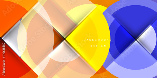 Target circle geometric abstract shapes. Vector Illustration For Wallpaper, Banner, Background, Card, Book Illustration, landing page