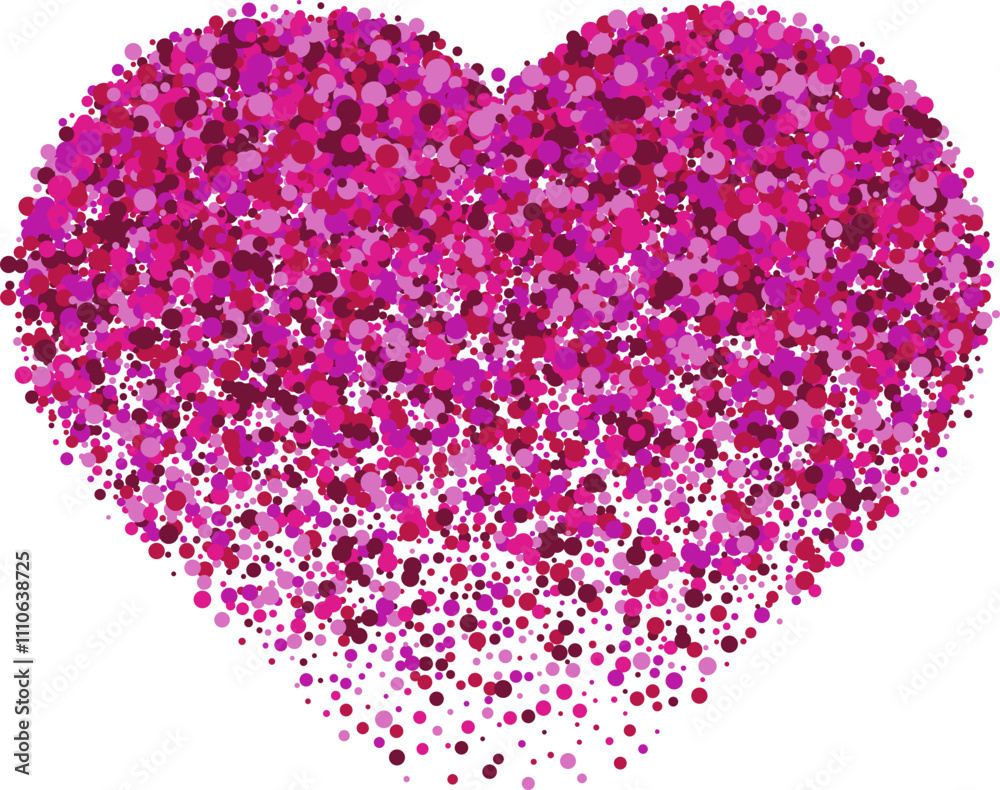 Fototapeta premium Pink Glitter Heart